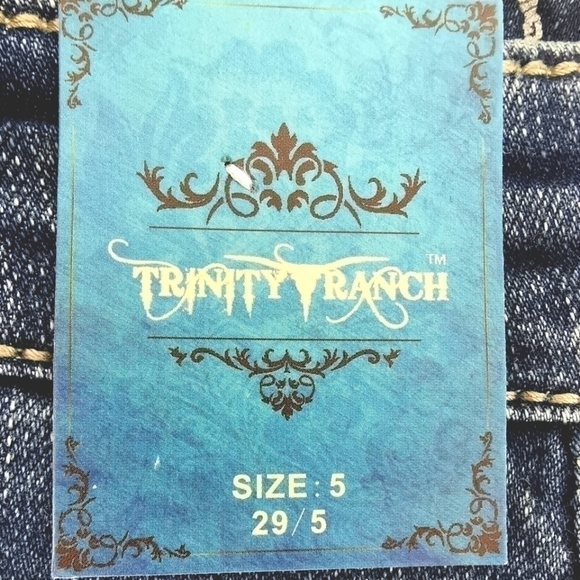 NWT Trinity Ranch Women's 5 Blue Boot Cut Jeans - Picture 9 of 16